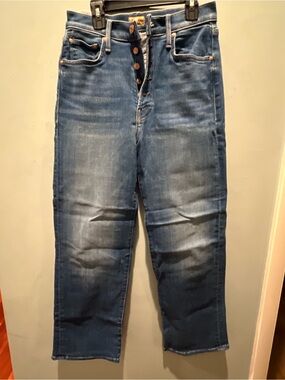 Women’s Blue Denim Jeans - Classic Button-Fly